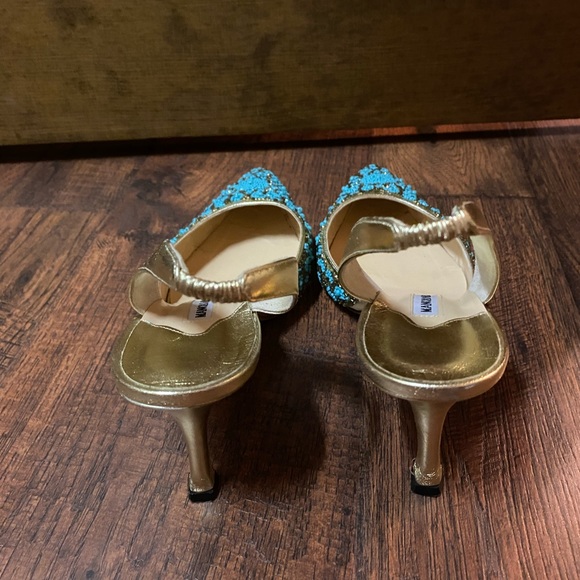 Beaded Manolo Blahnik slingback pumps GREAT condition - Picture 4 of 5